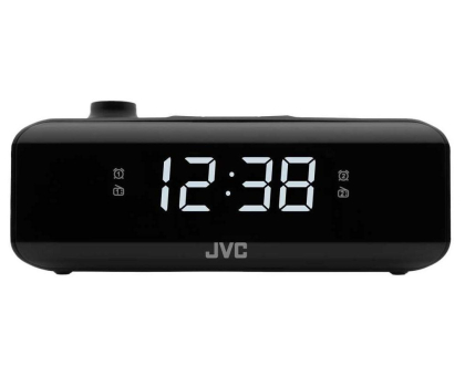 Radio i budzik JVC RA-E211B black